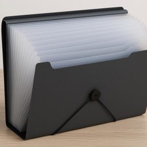 Premium Polypropylene Expanding File Folder with 13 Pockets for Document Storage