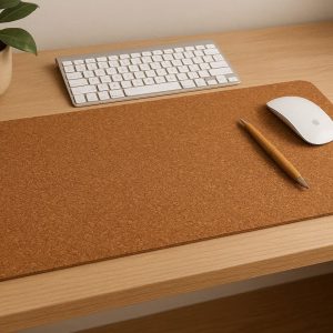 Eco Friendly Cork Desk Blotter Natural and Sustainable Office Accessory